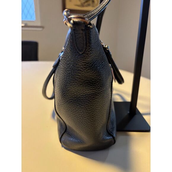 Coach Prairie Satchel in Black Pebbled Leather - Picture 7 of 12